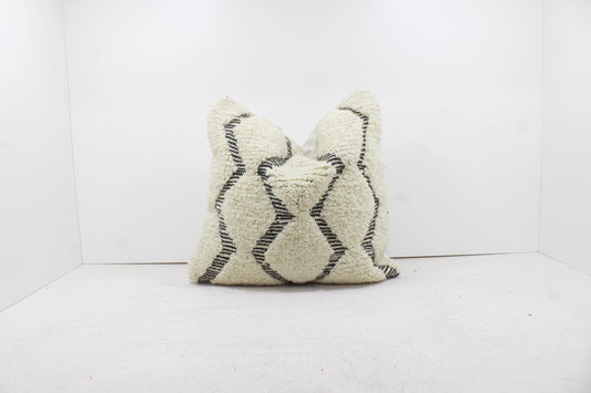 Vintage Moroccan Pillows 100% Wool ,Absolutely Gorgeous Pillow Floor Pillow Moroccan Berber Home Design Handmade Kilim Berber P183