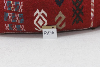 Vintage Moroccan Pillows 100% Wool ,Absolutely Gorgeous Pillow Floor Pillow Moroccan Berber Home Design Handmade Kilim Berber P179