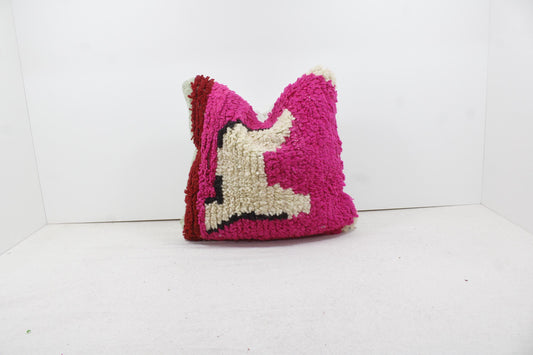 Vintage Moroccan Pillows 100% Wool ,Absolutely Gorgeous Pillow Floor Pillow Moroccan Berber Home Design Handmade Kilim Berber P176