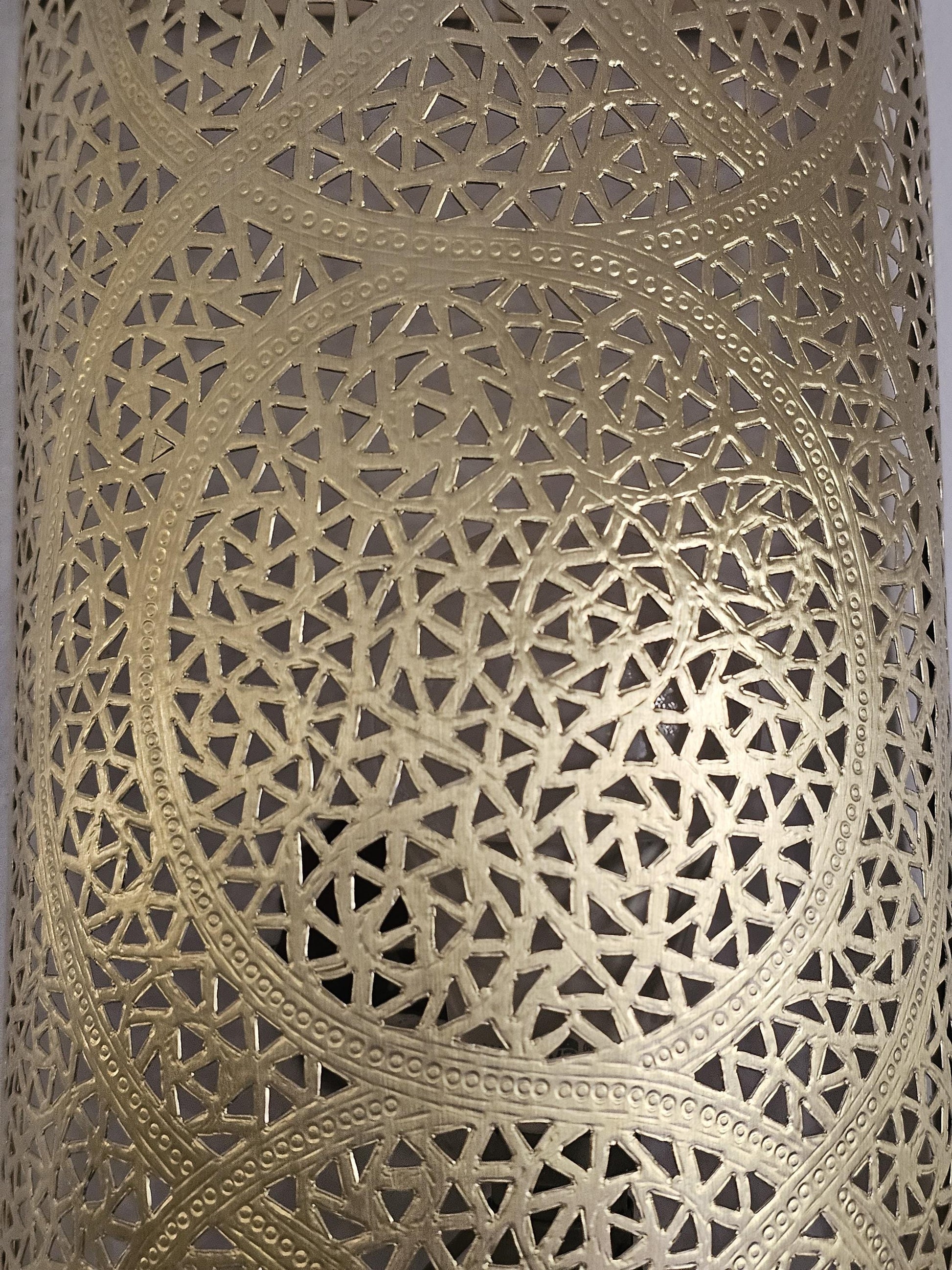 Moroccan Brass Wall Sconce, Brass Wall Lamp