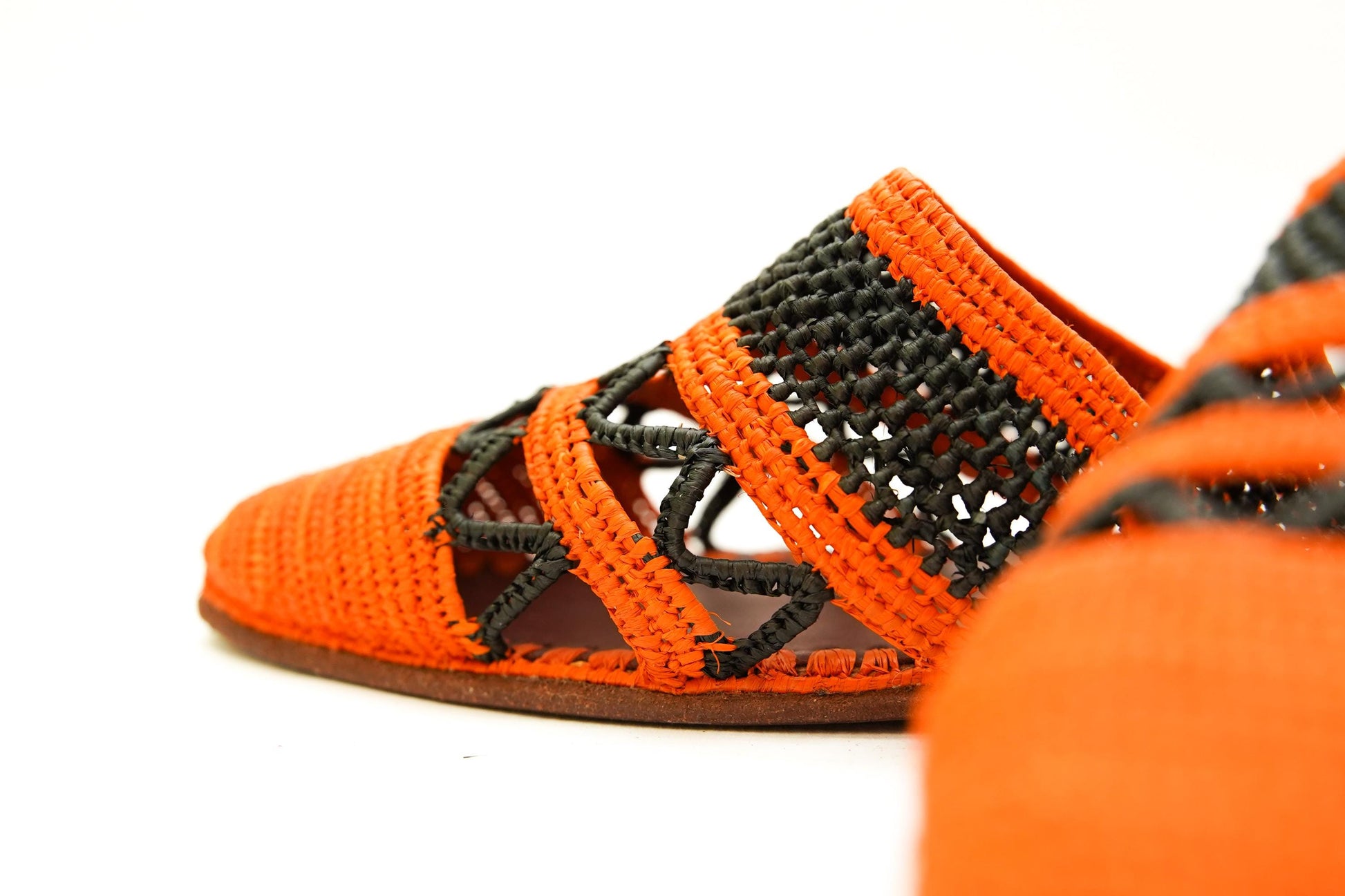 Handmade Raffia Slide Sandals, Comfortable, Lightweight Summer Shoes from Morocco