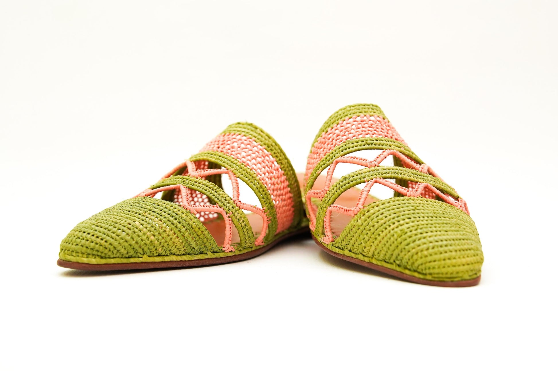 Handmade Raffia Slide Sandals, Comfortable, Lightweight Summer Shoes from Morocco