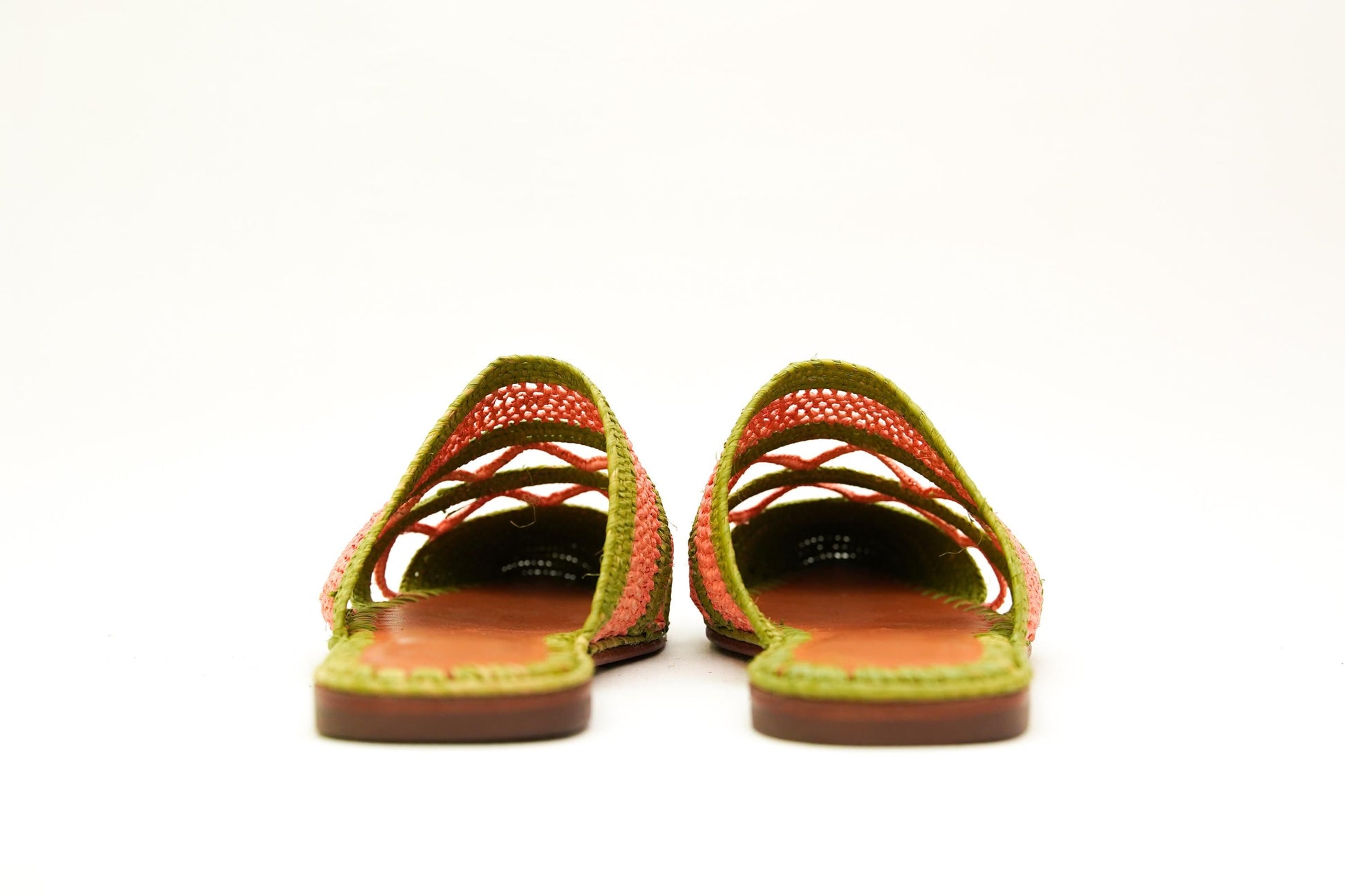 Handmade Raffia Slide Sandals, Comfortable, Lightweight Summer Shoes from Morocco