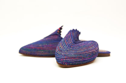Handmade Raffia Slide Sandals, Comfortable, Lightweight Summer Shoes from Morocco