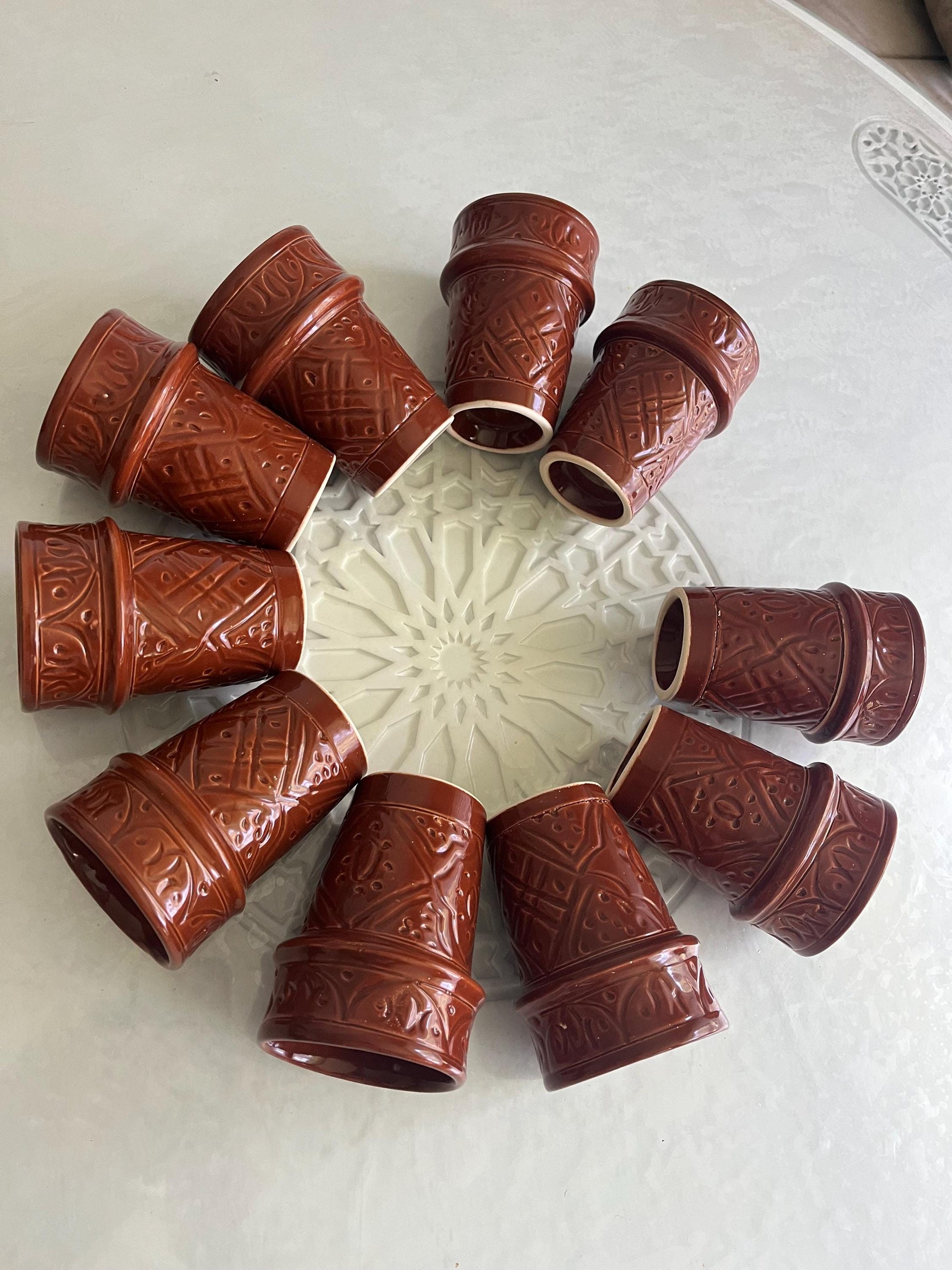 Moroccan Beldi Mug, Handmade, Boho Ceramic Tea Mug from Morocco