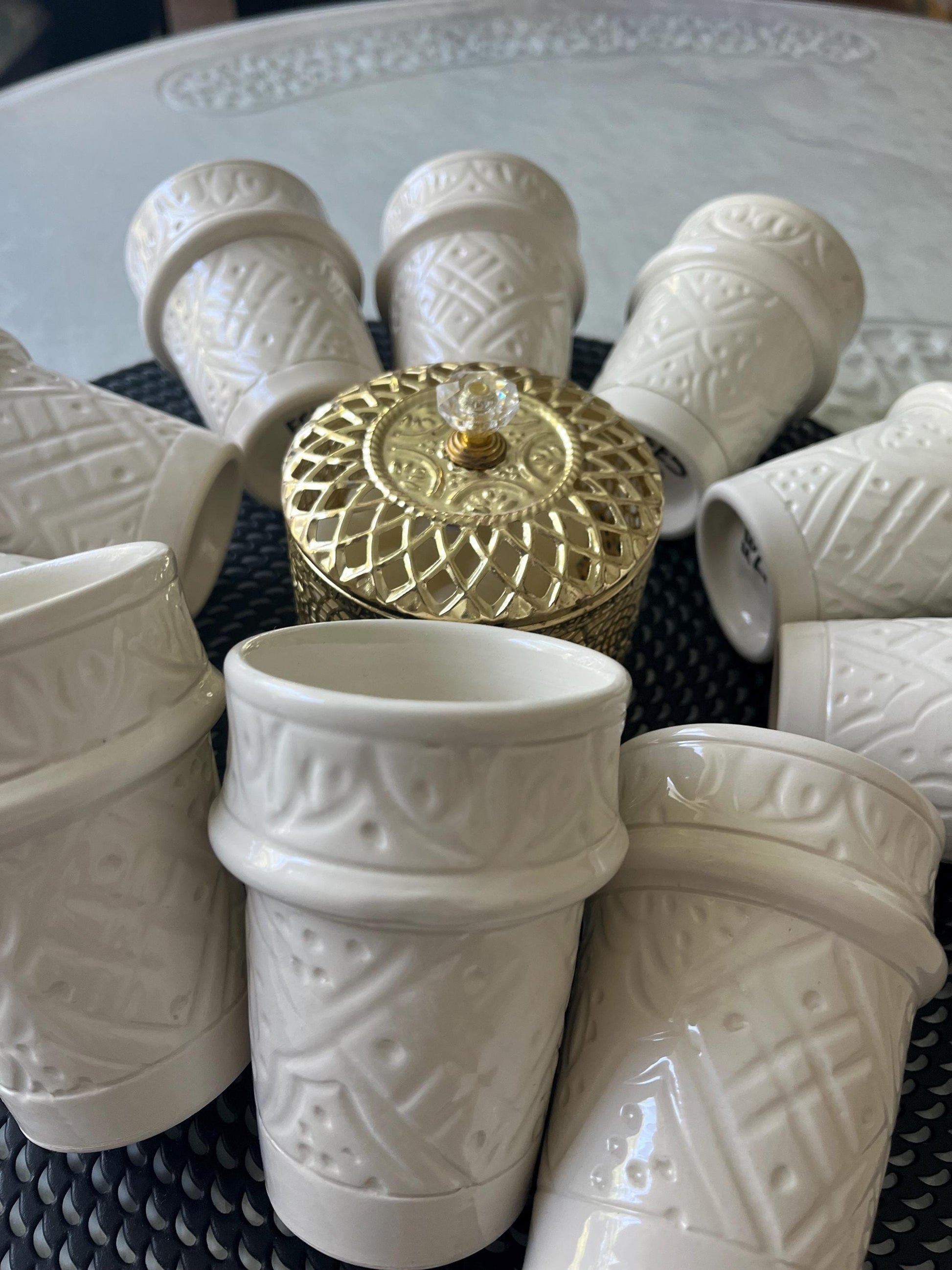 Moroccan Beldi Mug, Handmade, Boho Ceramic Tea Mug from Morocco