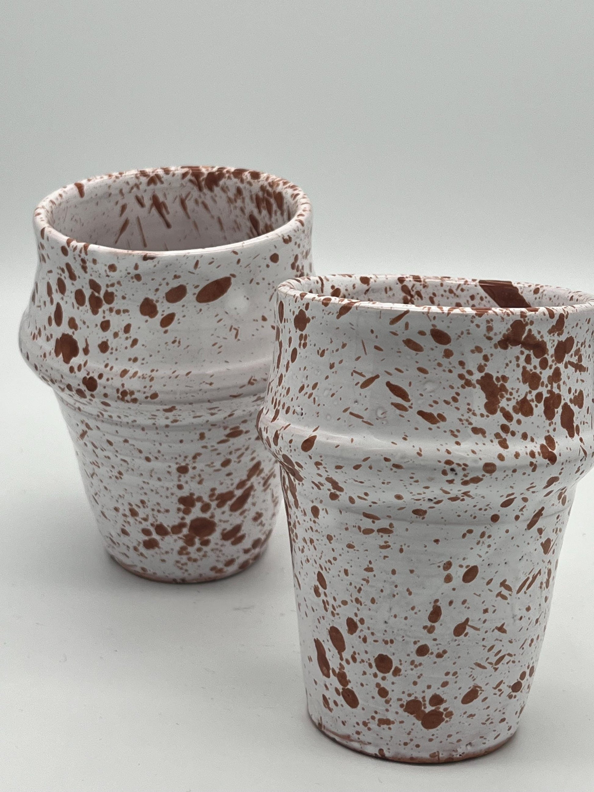 Moroccan Beldi Mug, Handmade, Boho Ceramic Tea Mug from Morocco