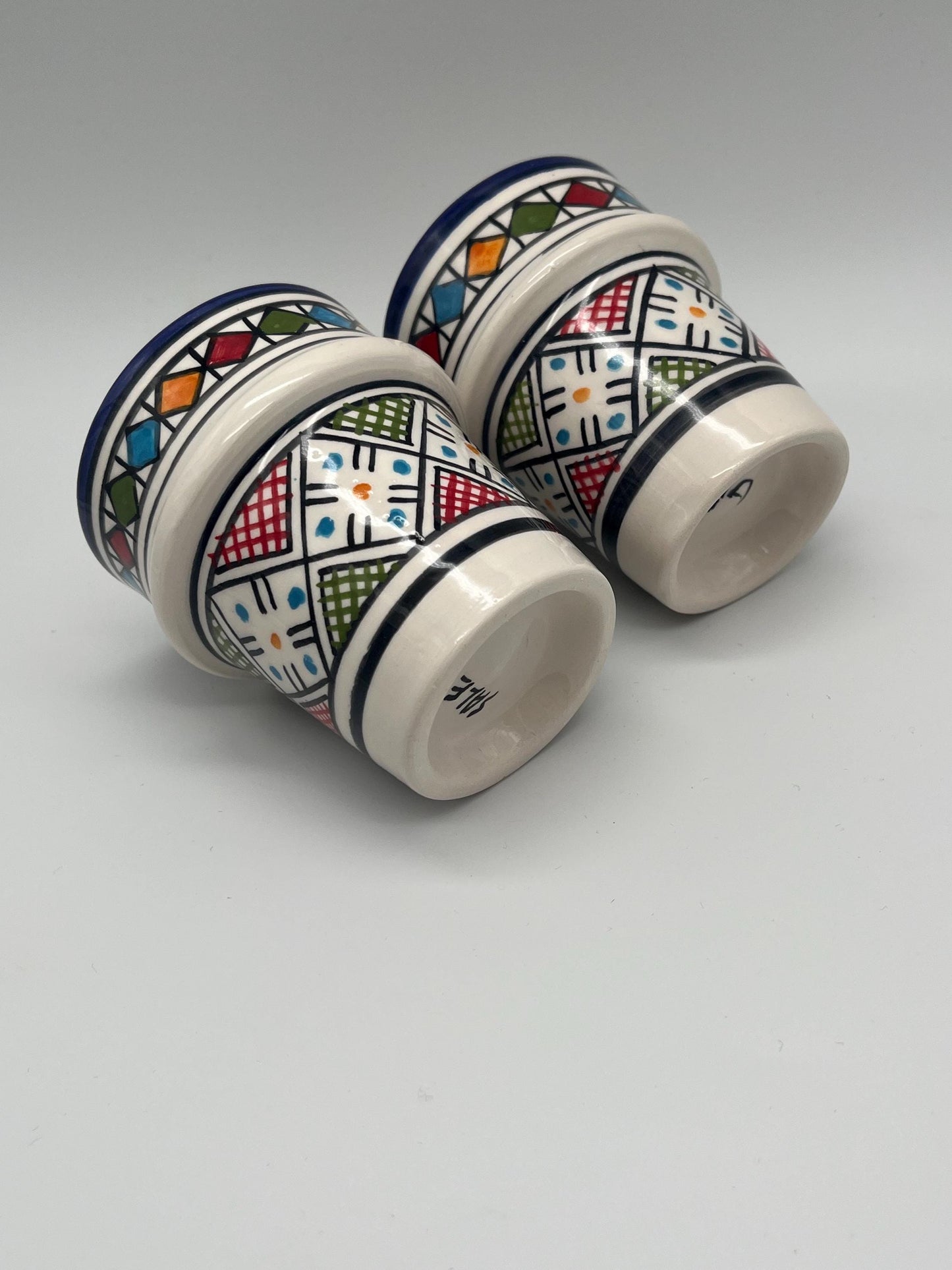 Moroccan Beldi Mug, Handmade, Boho Ceramic Tea Mug from Morocco