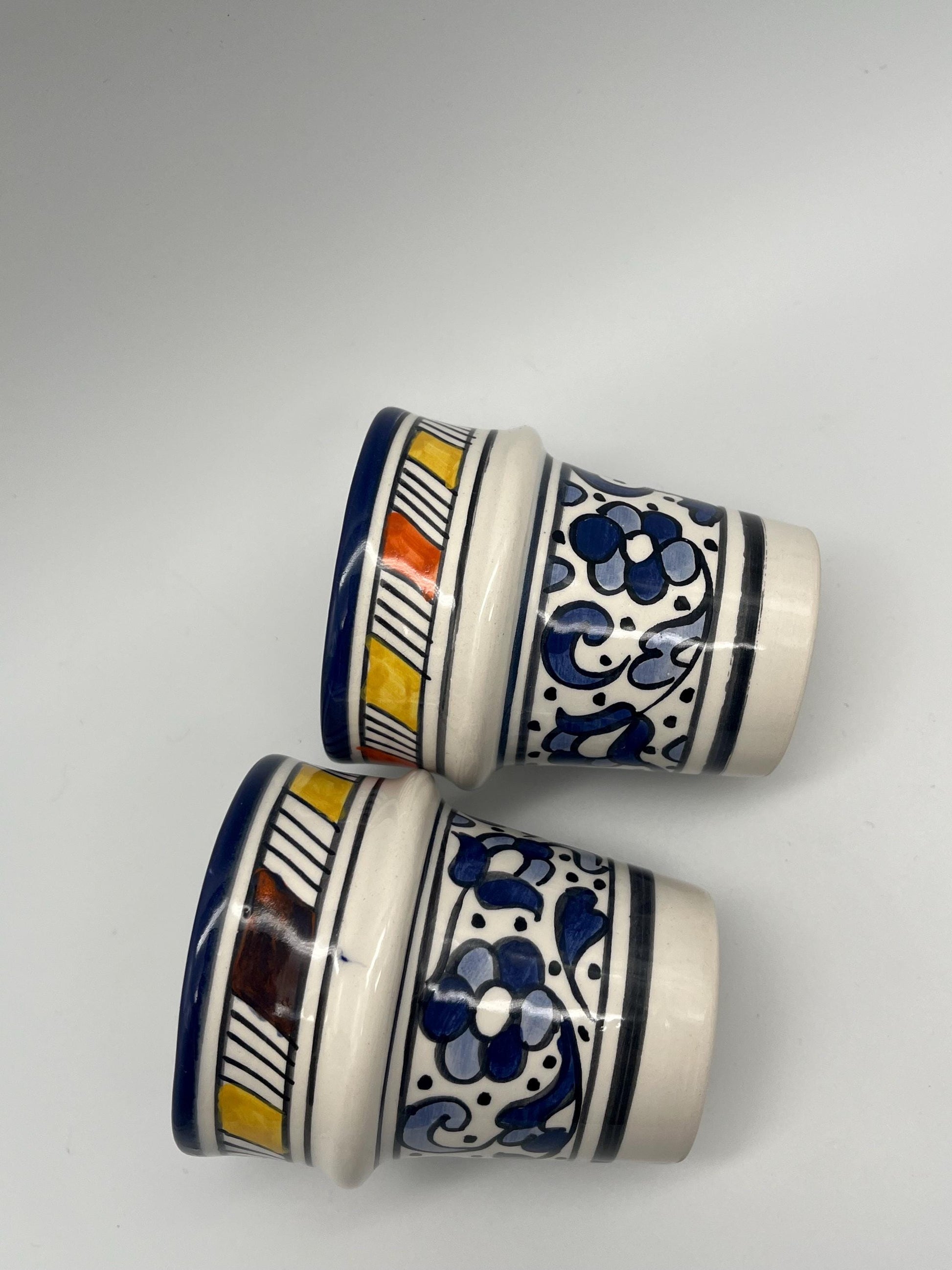 Moroccan Beldi Mug, Handmade, Boho Ceramic Tea Mug from Morocco