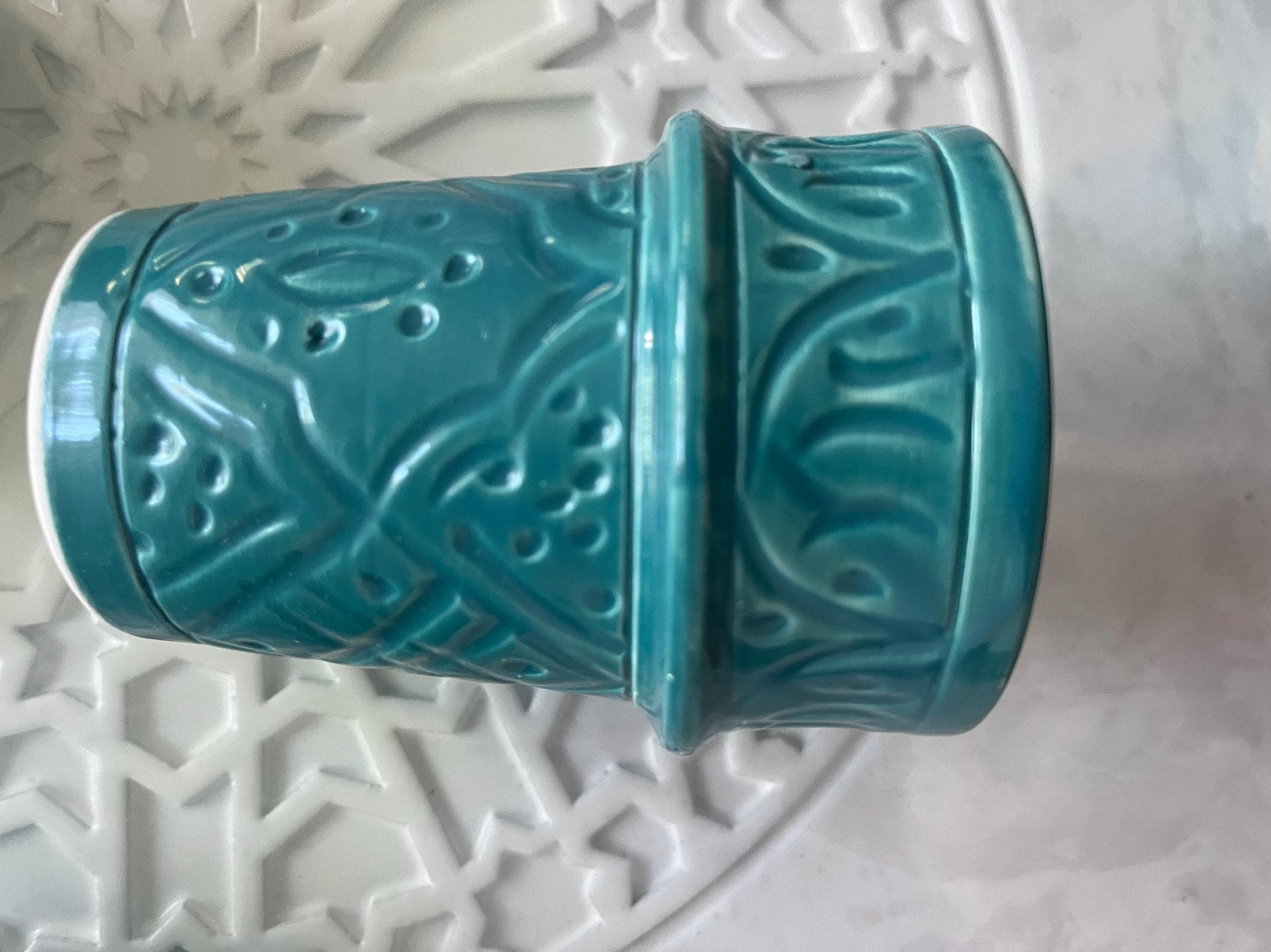 Moroccan Beldi Mug, Handmade, Boho Ceramic Tea Mug from Morocco