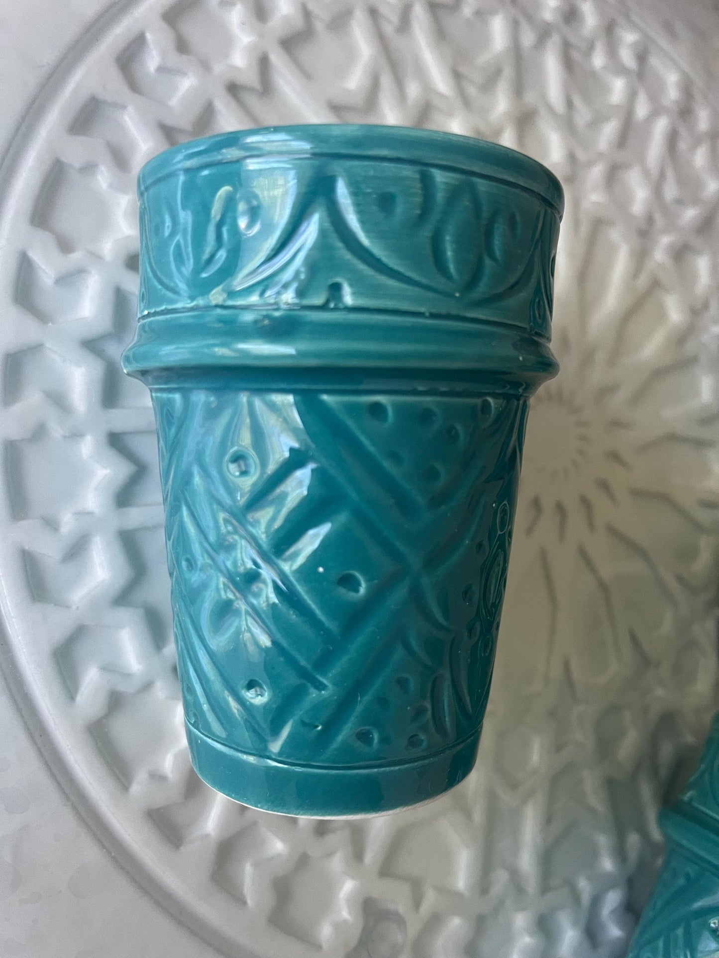 Moroccan Beldi Mug, Handmade, Boho Ceramic Tea Mug from Morocco