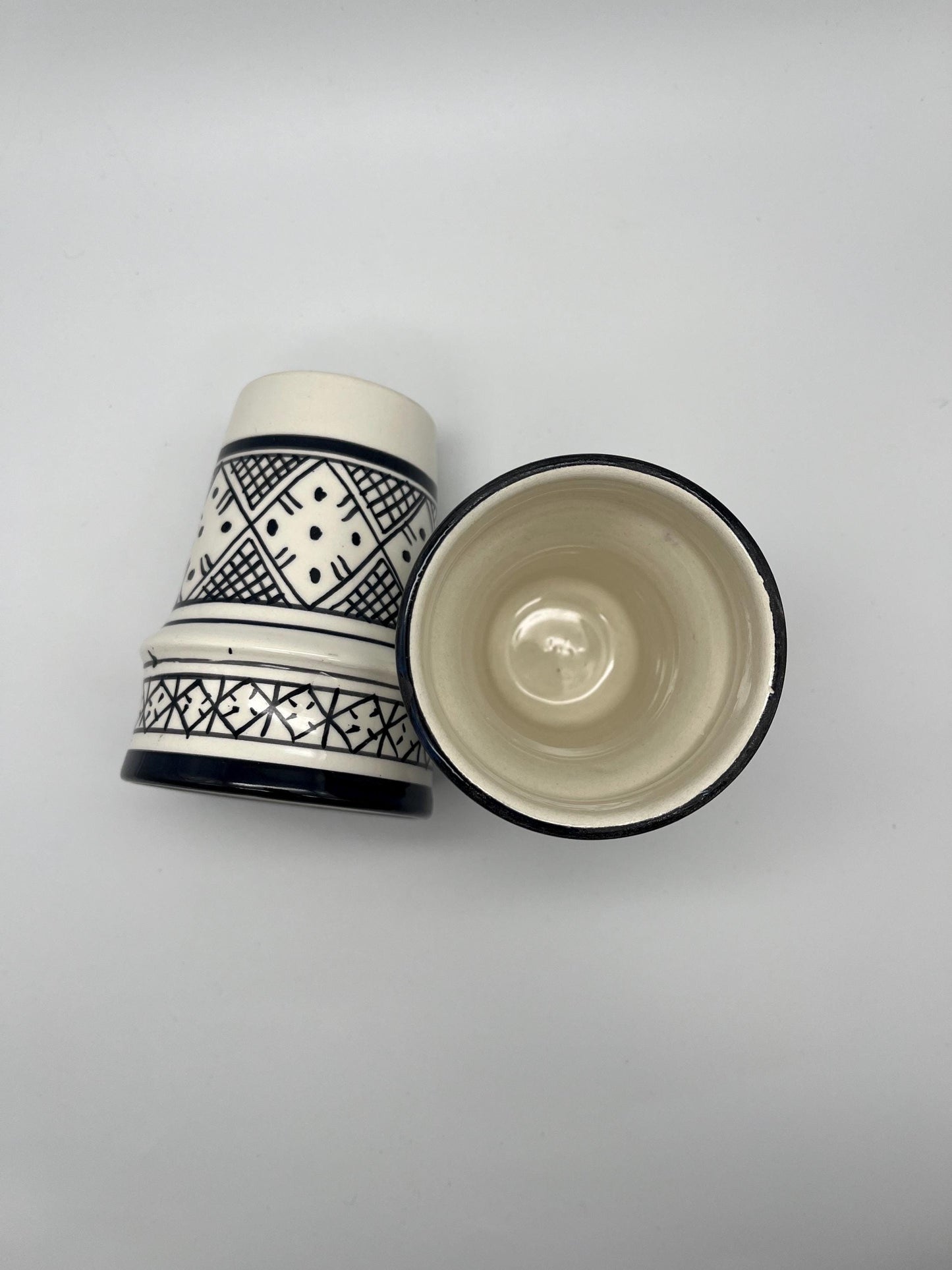 Moroccan Beldi Mug, Handmade, Boho Ceramic Tea Mug from Morocco