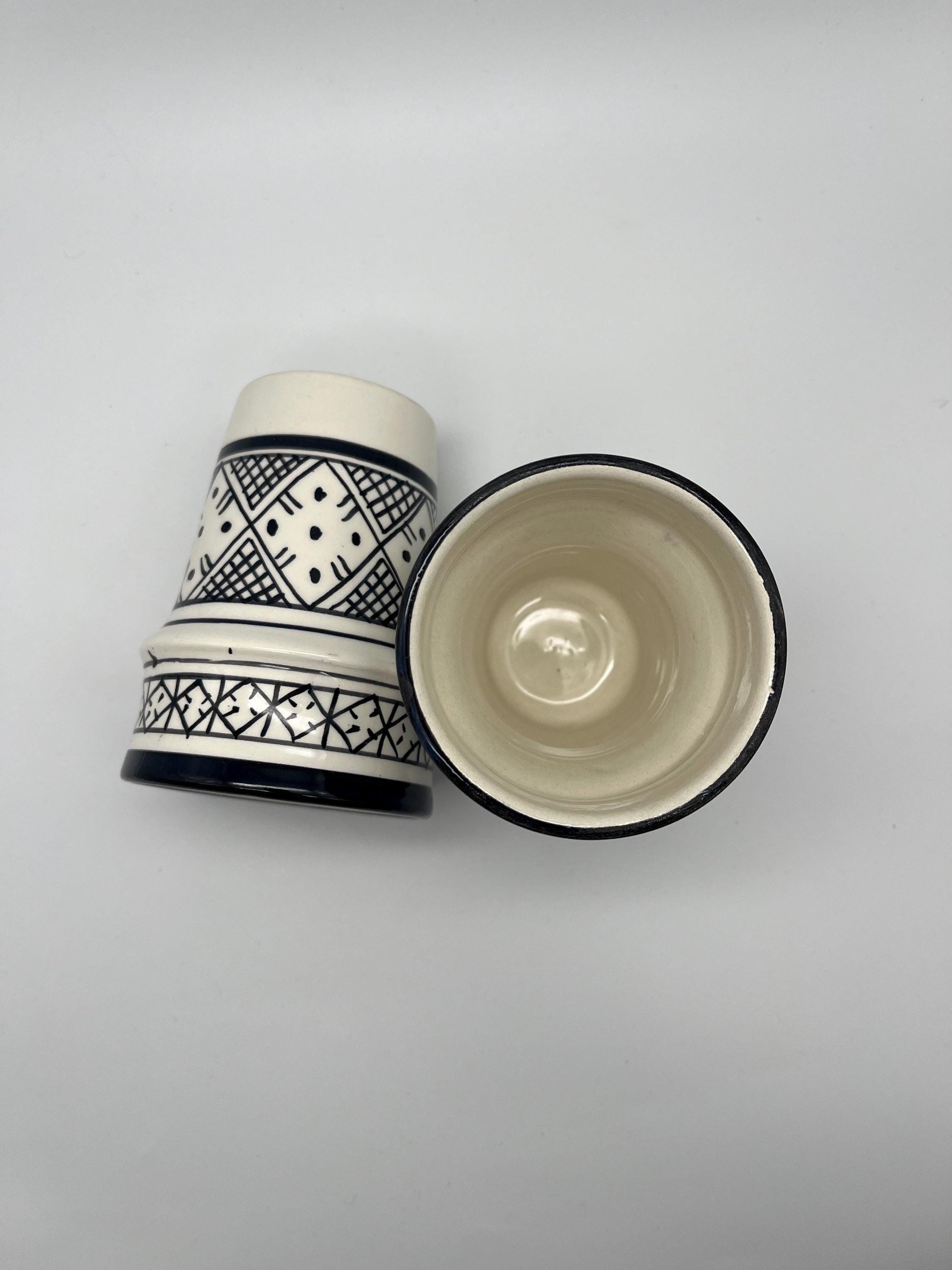 Moroccan Beldi Mug, Handmade, Boho Ceramic Tea Mug from Morocco