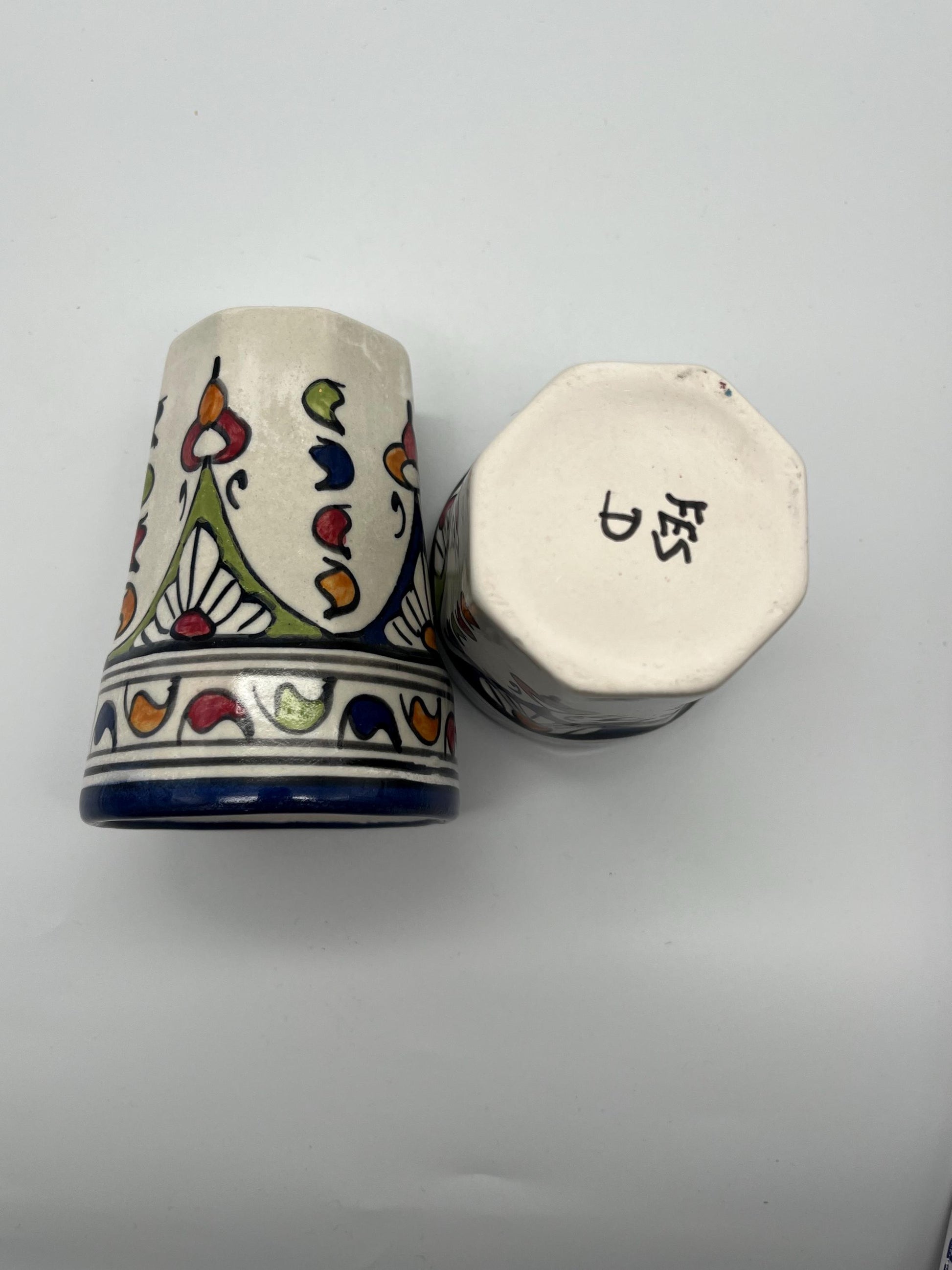 Moroccan Beldi Mug, Handmade, Boho Ceramic Tea Mug from Morocco