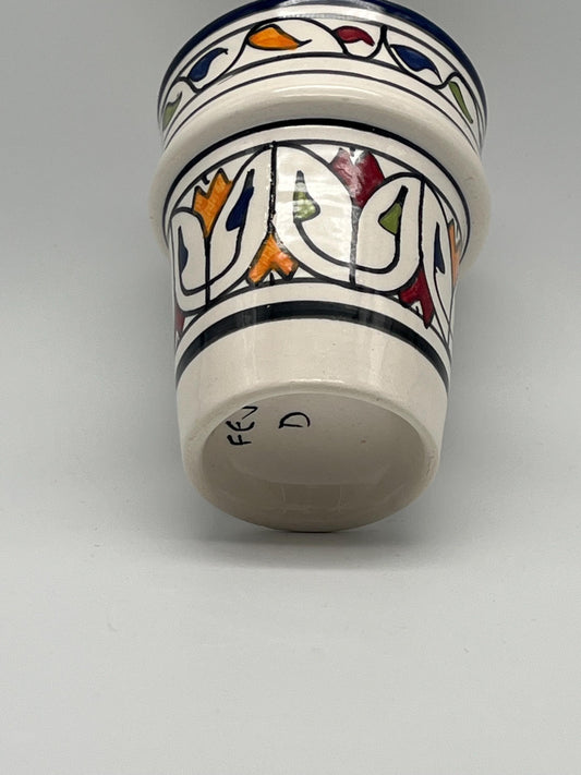 Moroccan Beldi Mug, Handmade, Boho Ceramic Tea Mug from Morocco