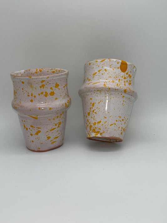 Moroccan Beldi Mug, Handmade, Boho Ceramic Tea Mug from Morocco