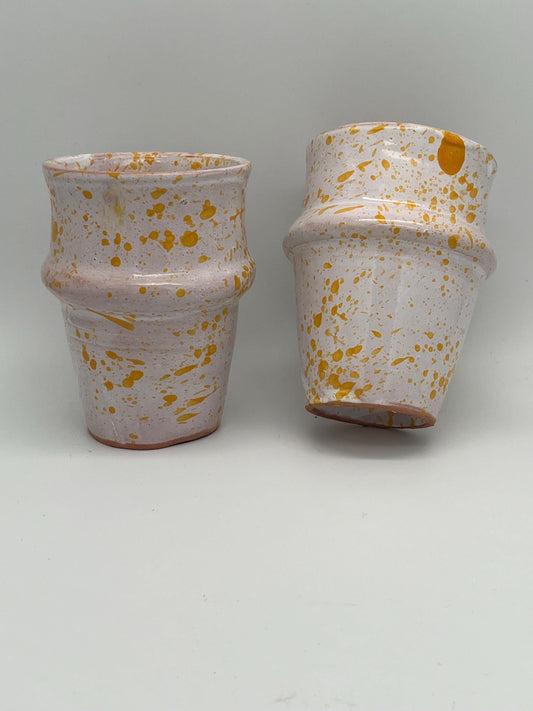 Moroccan Beldi Mug, Handmade, Boho Ceramic Tea Mug from Morocco