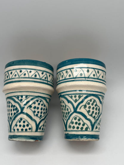 Moroccan Beldi Mug, Handmade, Boho Ceramic Tea Mug from Morocco