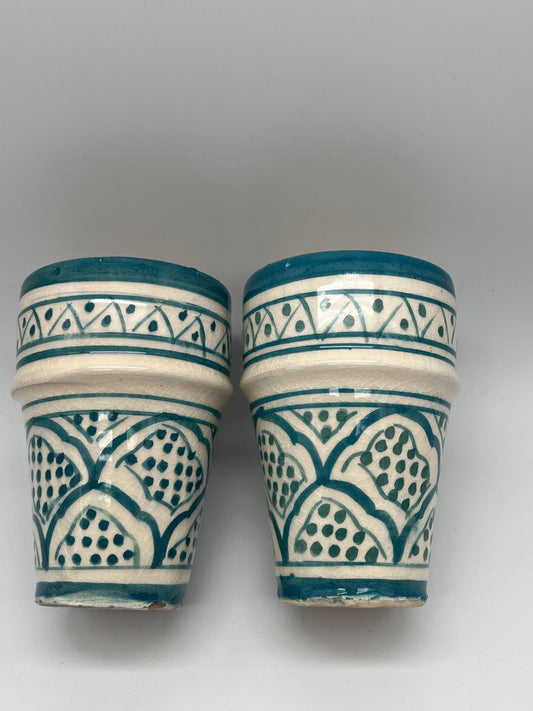 Moroccan Beldi Mug, Handmade, Boho Ceramic Tea Mug from Morocco