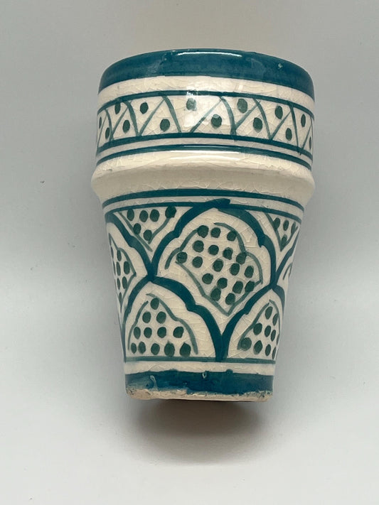 Moroccan Beldi Mug, Handmade, Boho Ceramic Tea Mug from Morocco