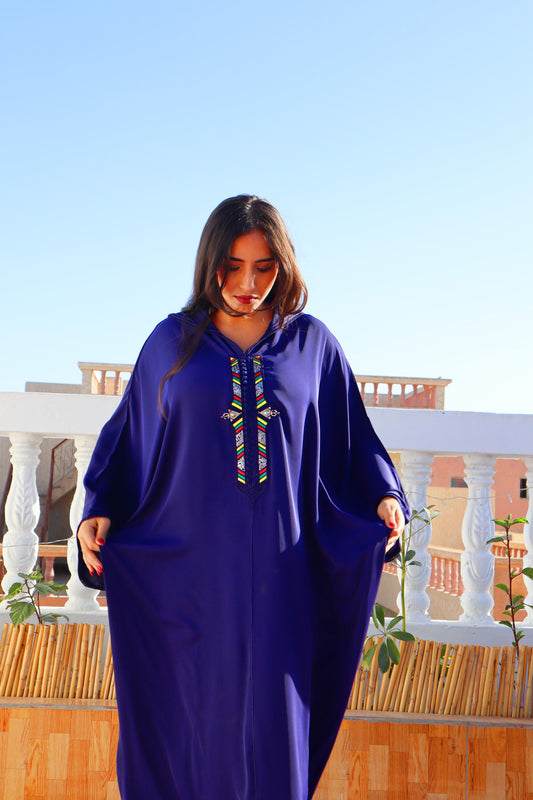 Caftan Luxury, Women'S Caftan Dress with Head Cover, Moroccan & African Style Abaya,Long Sleeve, Caftans, Caftan Maxi Dress, Cotton Caftan