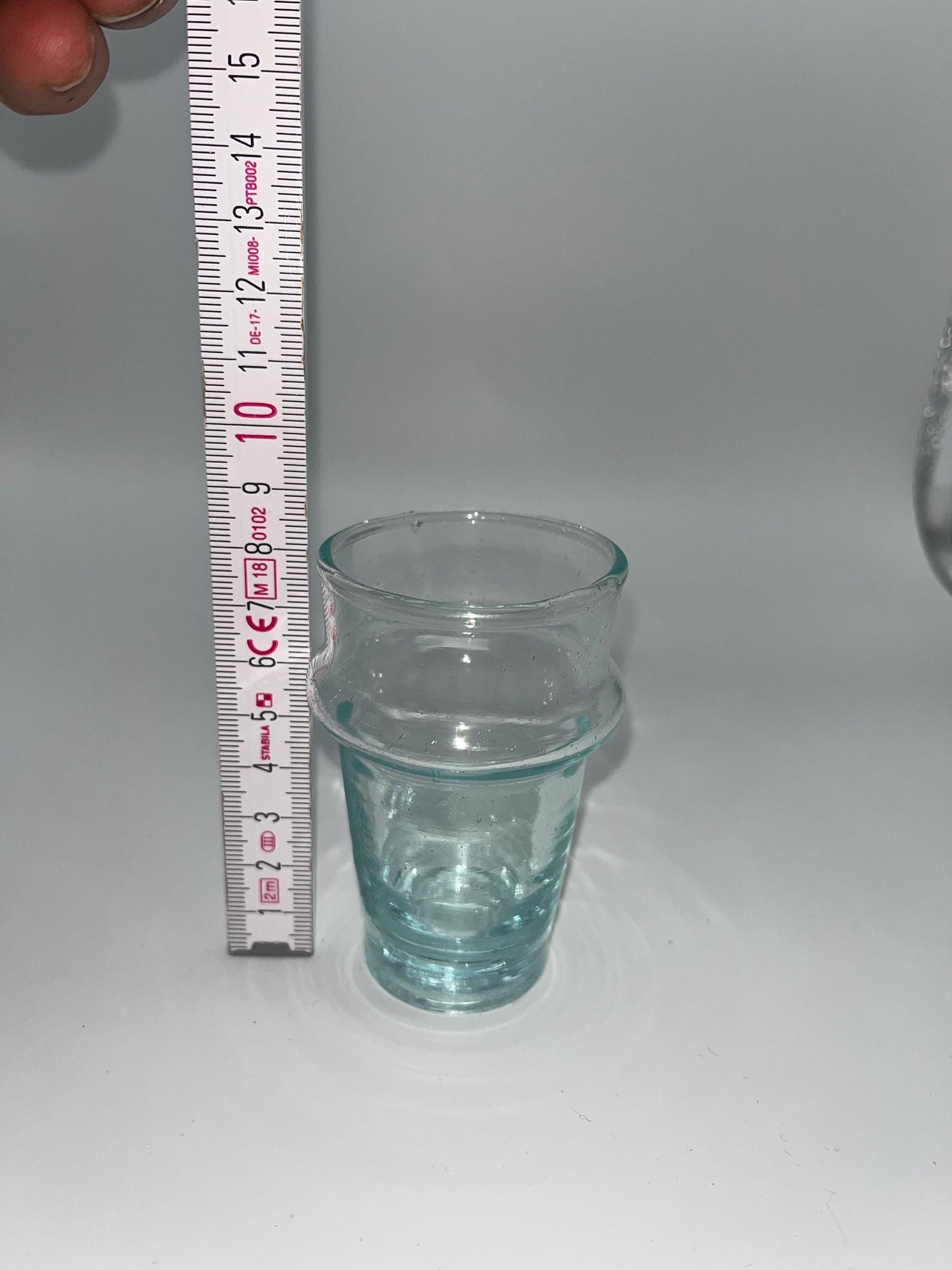 Handmade Moroccan Tea Glass, Set of 6 Beldi Glasses, Unique Kitchen Tea Cups, Clear Glass Mugs, High Quality Kitchen Accessories,
