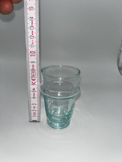 Handmade Moroccan Tea Glass, Set of 6 Beldi Glasses, Unique Kitchen Tea Cups, Clear Glass Mugs, High Quality Kitchen Accessories,
