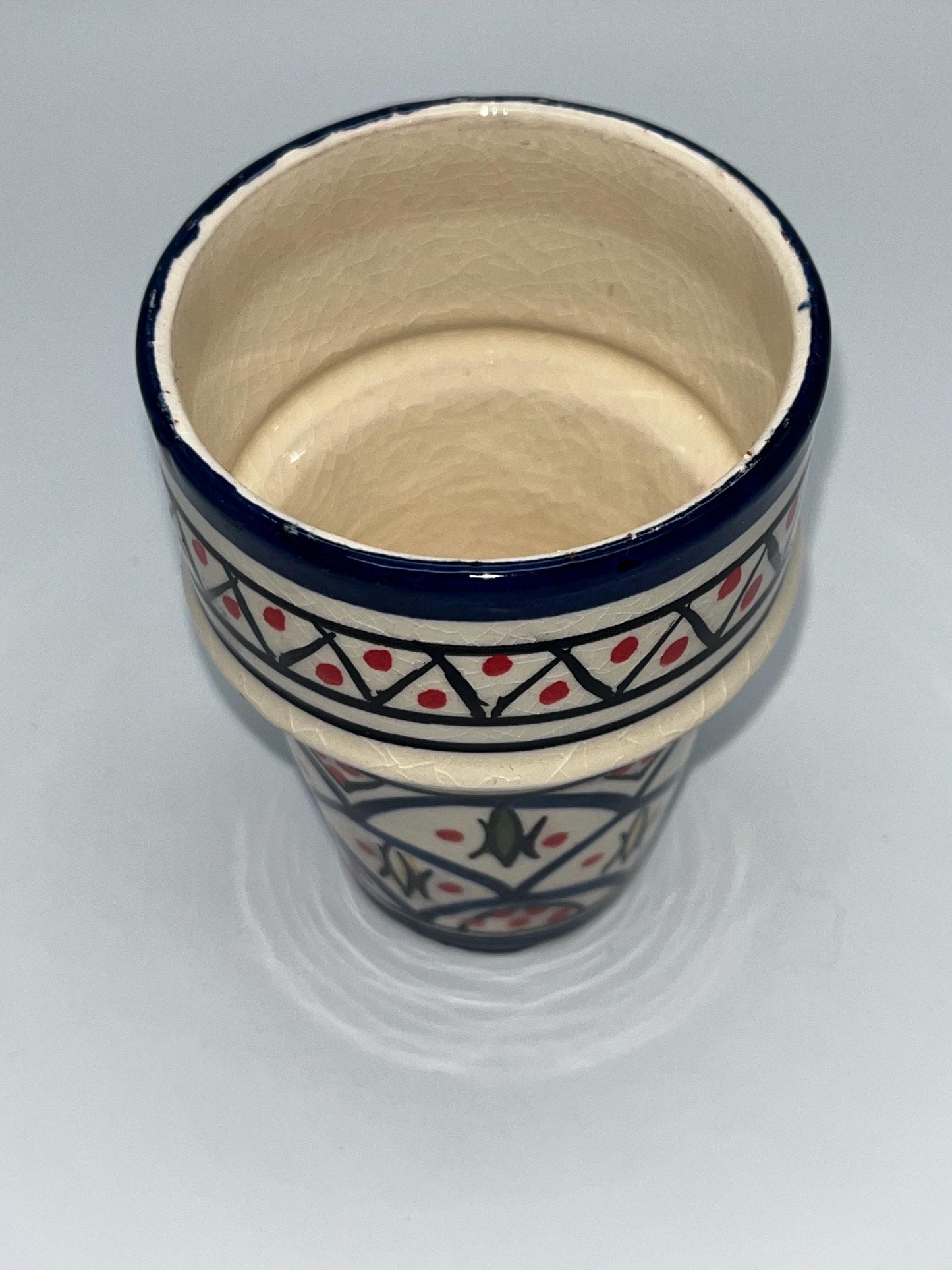 Moroccan Beldi Mug, Handmade, Boho Ceramic Tea Mug from Morocco