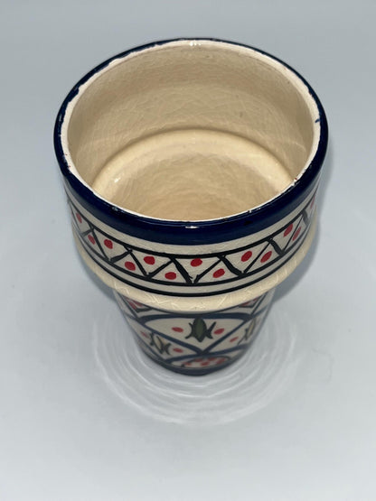 Moroccan Beldi Mug, Handmade, Boho Ceramic Tea Mug from Morocco