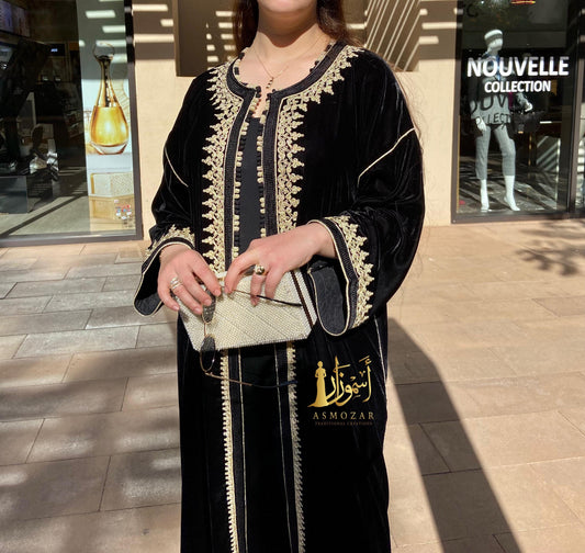 Moroccan Kimono, Embroidered Kimono, Open Kaftan, Arabic Islamic Dress, Oversized, Eid Al Fitr 2025, Caftan 2025, Gift for Her.