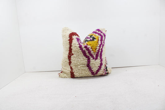 Vintage Moroccan Pillows 100% Wool ,Absolutely Gorgeous Pillow Floor Pillow Moroccan Berber Home Design Handmade Kilim Berber P192
