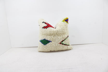 Vintage Moroccan Pillows 100% Wool ,Absolutely Gorgeous Pillow Floor Pillow Moroccan Berber Home Design Handmade Kilim Berber P189