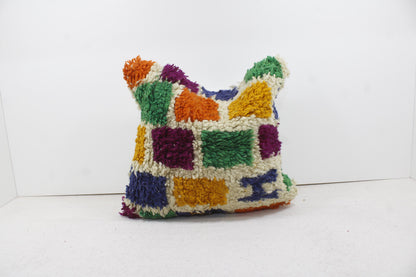 Vintage Moroccan Pillows 100% Wool ,Absolutely Gorgeous Pillow Floor Pillow Moroccan Berber Home Design Handmade Kilim Berber P186