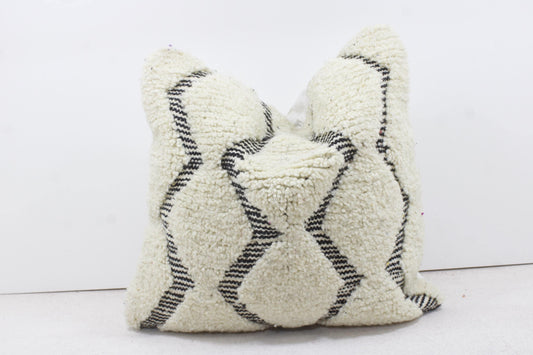 Vintage Moroccan Pillows 100% Wool ,Absolutely Gorgeous Pillow Floor Pillow Moroccan Berber Home Design Handmade Kilim Berber P183