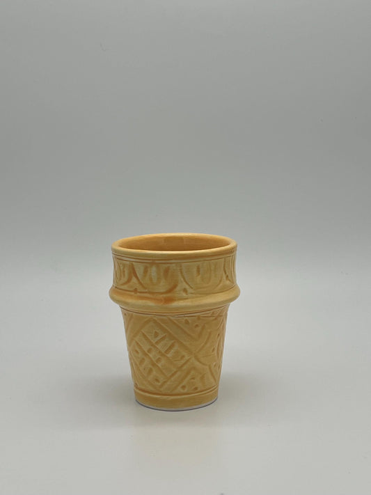 Moroccan Beldi Mug, Handmade, Boho Ceramic Tea Mug from Morocco