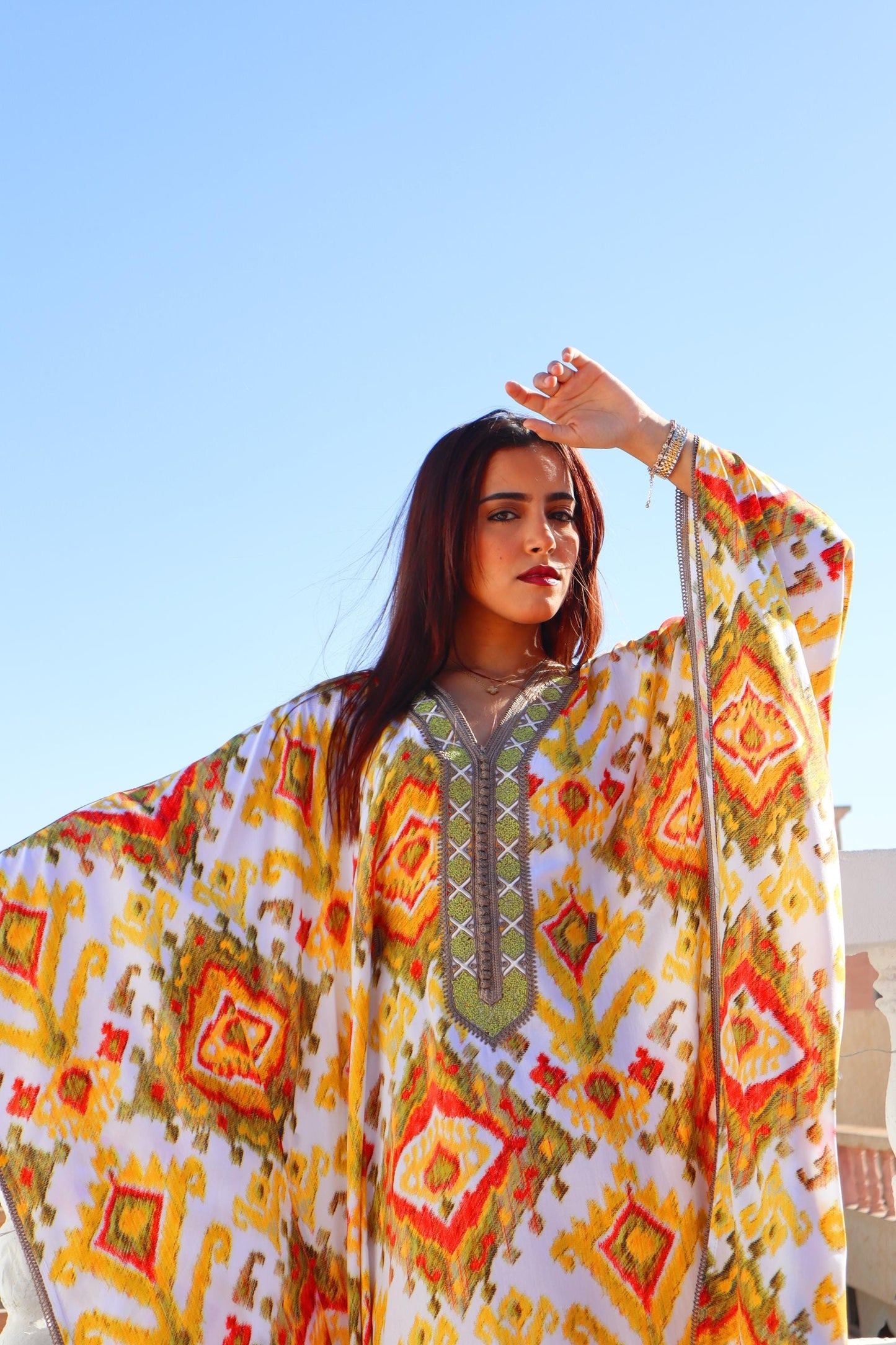 Beautiful Winter Kaftan Dress, Luxury Winter Kaftan, Women'S Kaftan Dress with Head Cover, Moroccan and African Abaya, Valentine'S Dress