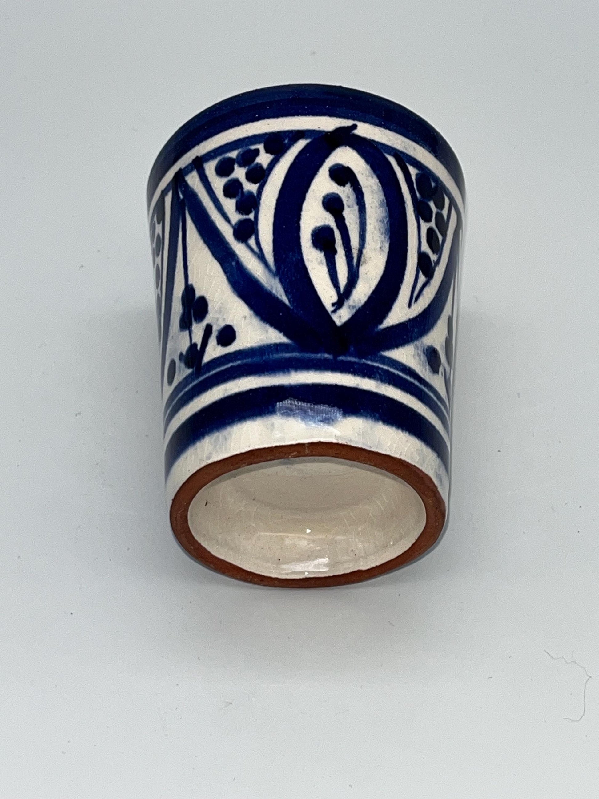 Red Clay Cups - Traditional Moroccan Handicrafts - Perfect for Tea and Coffee - Beldi Mugs_Cups_Moroccan