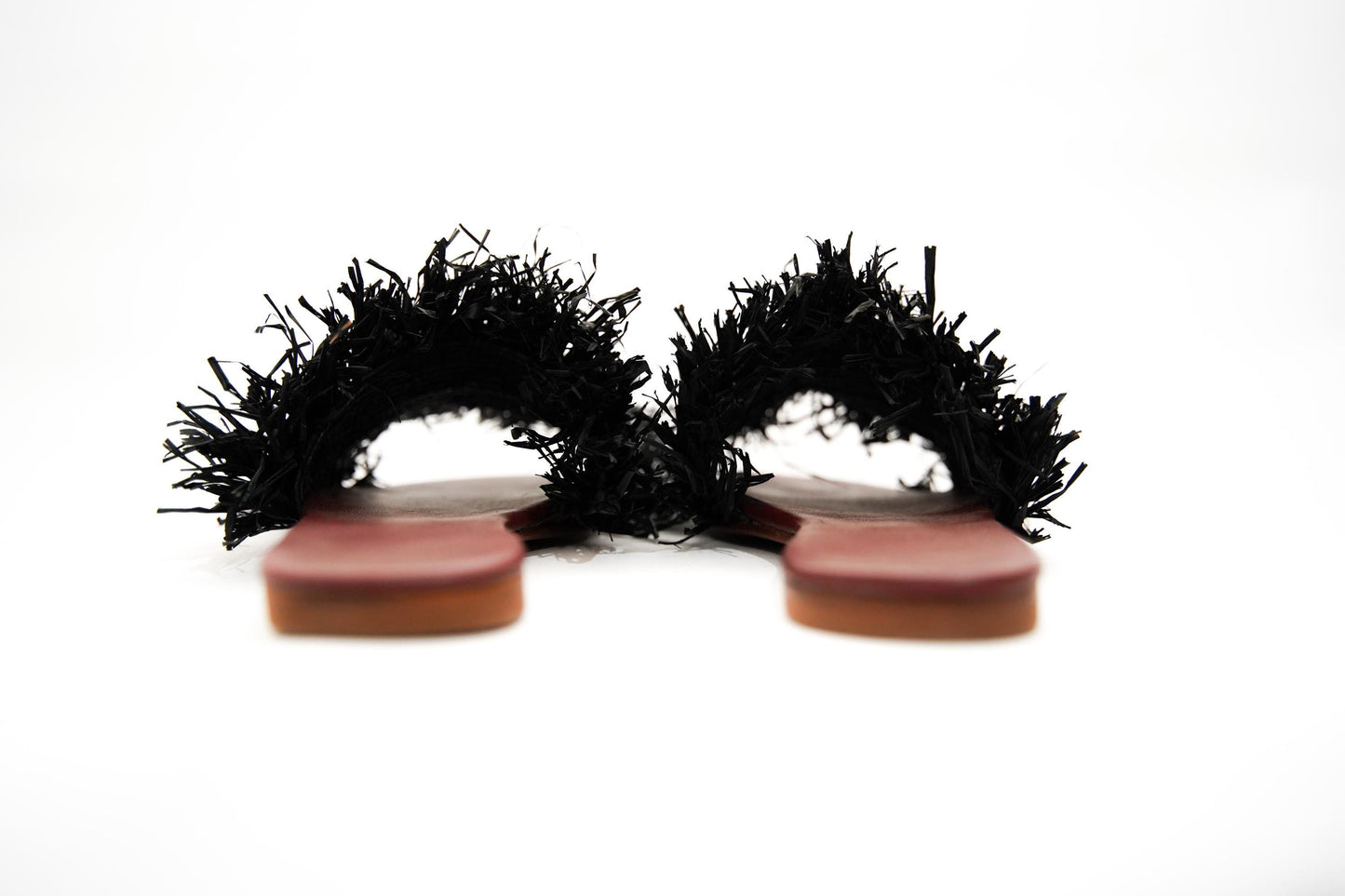 Handmade Raffia Slide Sandals, Comfortable, Lightweight Summer Shoes from Morocco