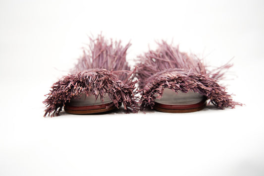 Handmade Raffia Slide Sandals, Comfortable, Lightweight Summer Shoes from Morocco