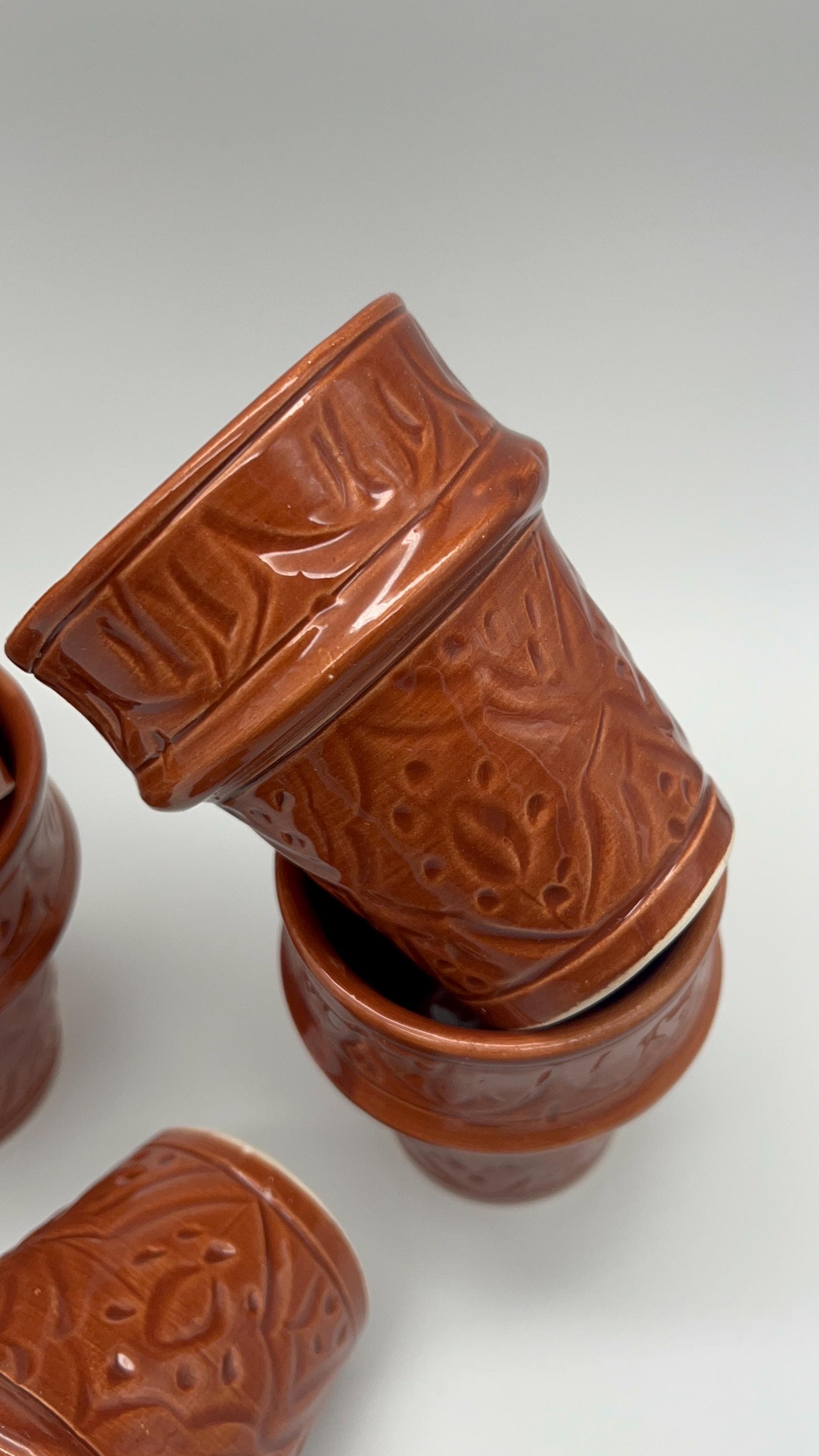 Moroccan Beldi Mug, Handmade, Boho Ceramic Tea Mug from Morocco, Fes 8 Cm