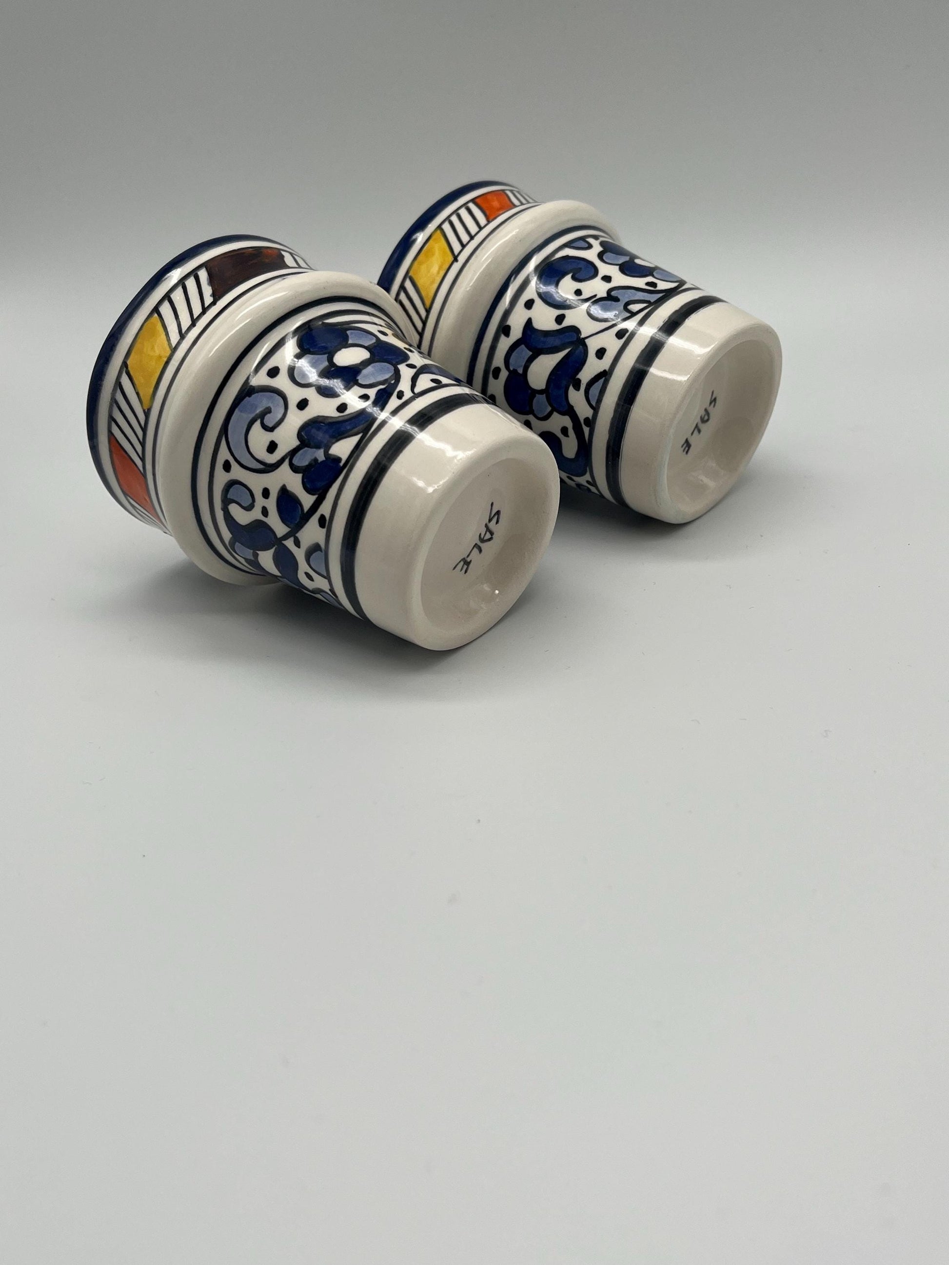 Moroccan Beldi Mug, Handmade, Boho Ceramic Tea Mug from Morocco