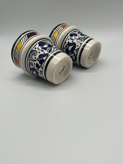 Moroccan Beldi Mug, Handmade, Boho Ceramic Tea Mug from Morocco