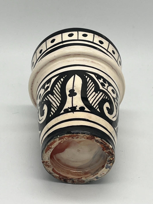 Moroccan Beldi Mug, Handmade, Boho Ceramic Tea Mug from Morocco