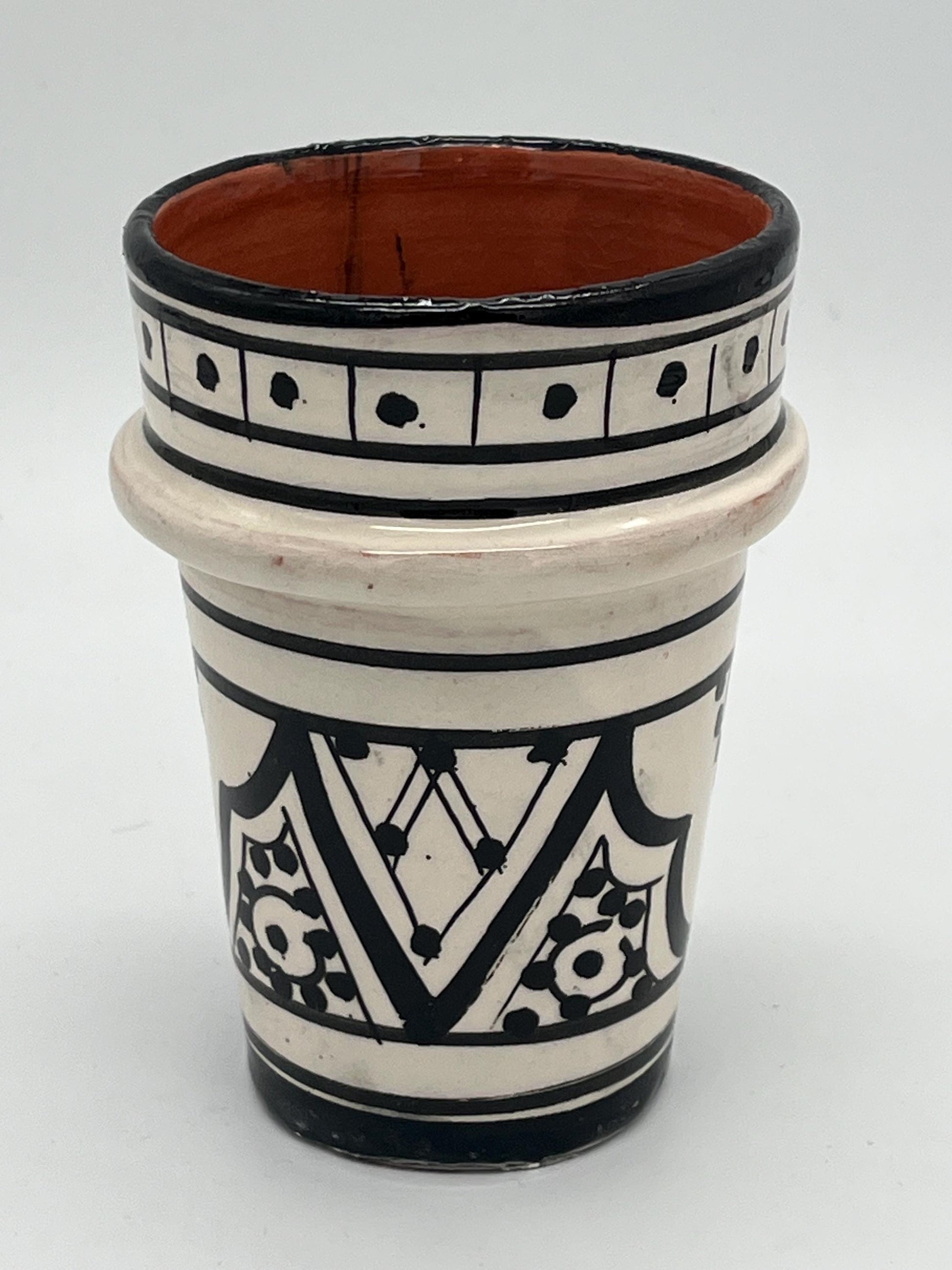 Moroccan Beldi Mug, Handmade, Boho Ceramic Tea Mug from Morocco