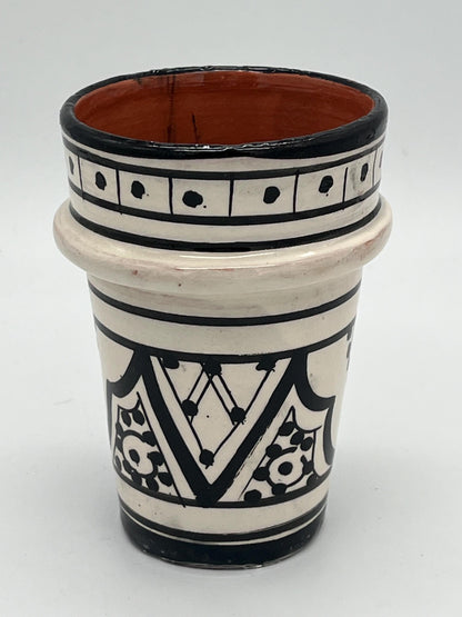Moroccan Beldi Mug, Handmade, Boho Ceramic Tea Mug from Morocco