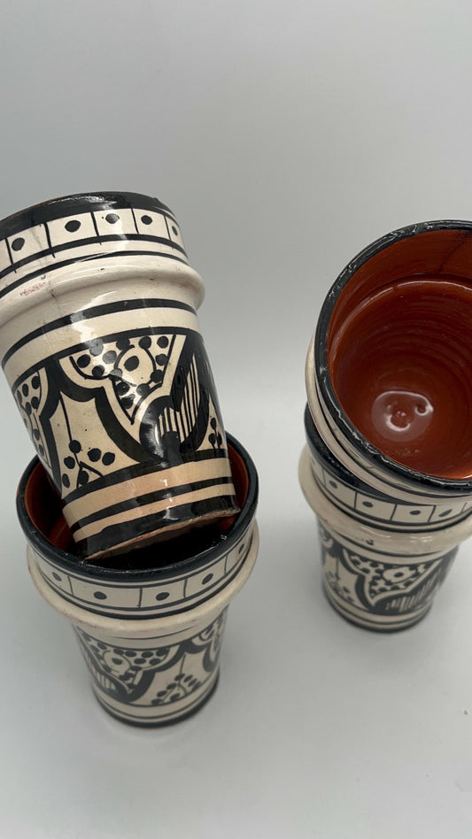 Moroccan Beldi Mug, Handmade, Boho Ceramic Tea Mug from Morocco