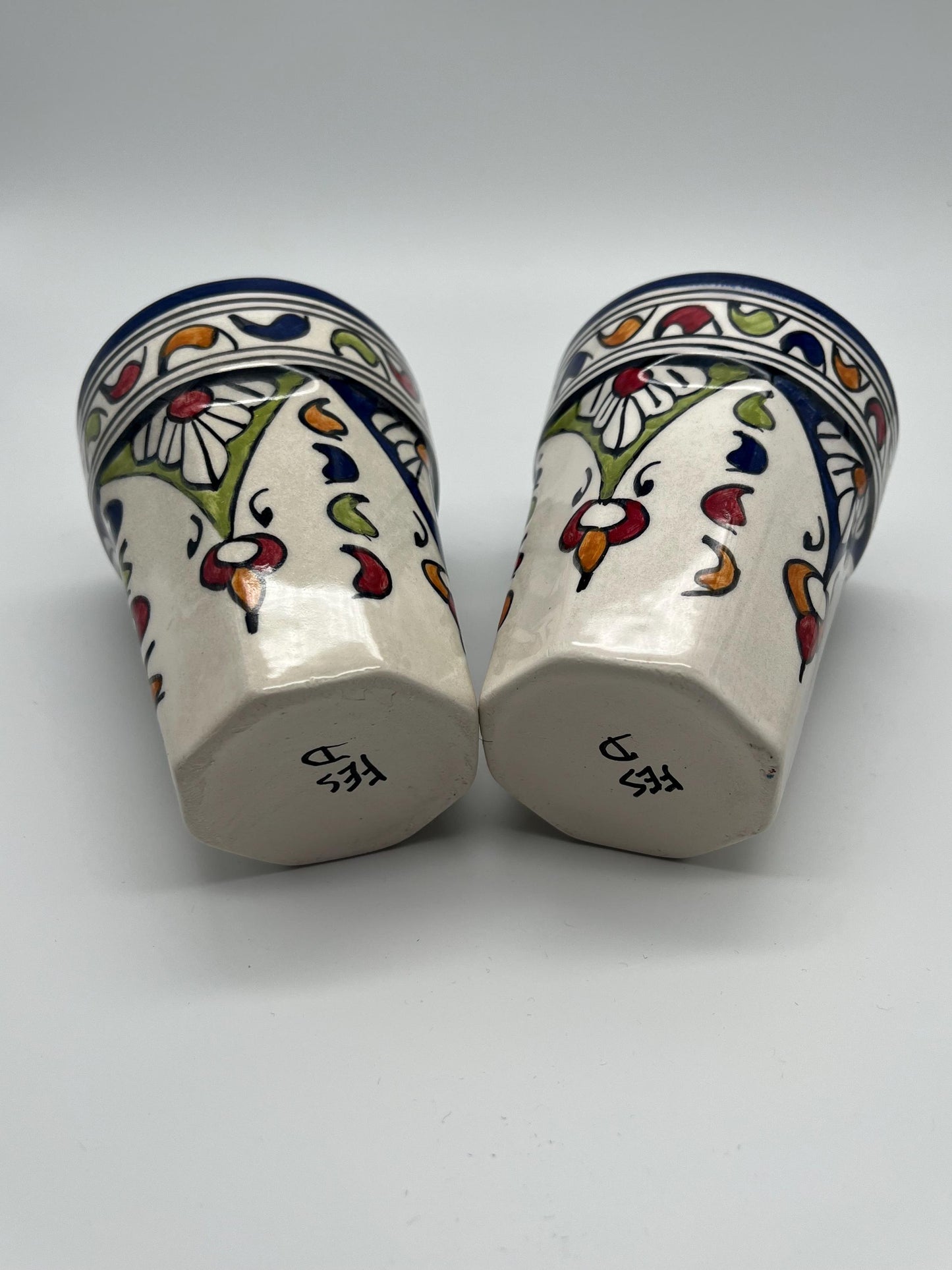 Moroccan Beldi Mug, Handmade, Boho Ceramic Tea Mug from Morocco