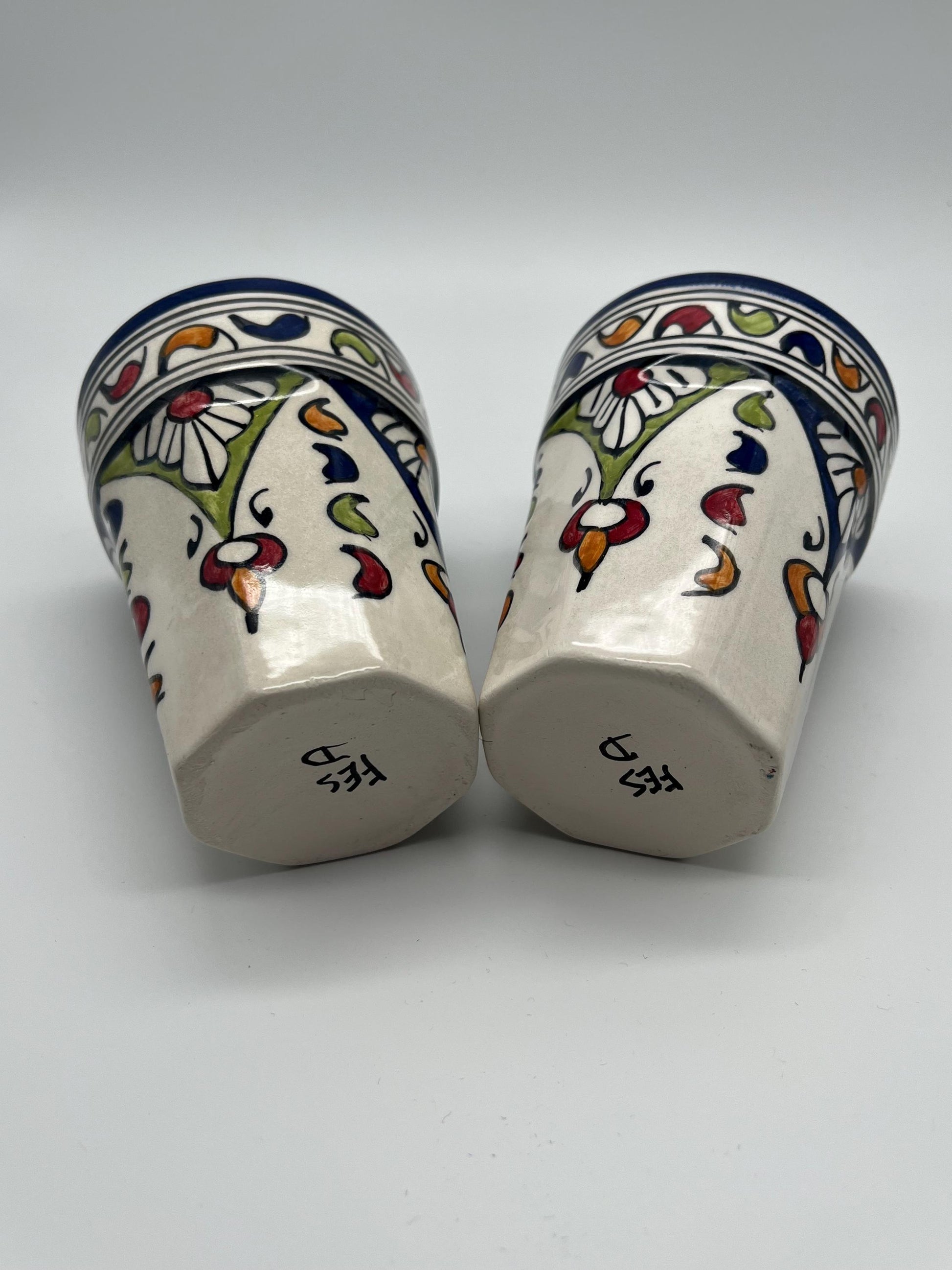 Moroccan Beldi Mug, Handmade, Boho Ceramic Tea Mug from Morocco