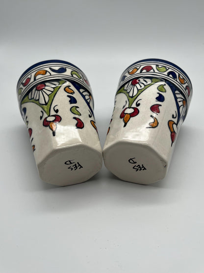 Moroccan Beldi Mug, Handmade, Boho Ceramic Tea Mug from Morocco