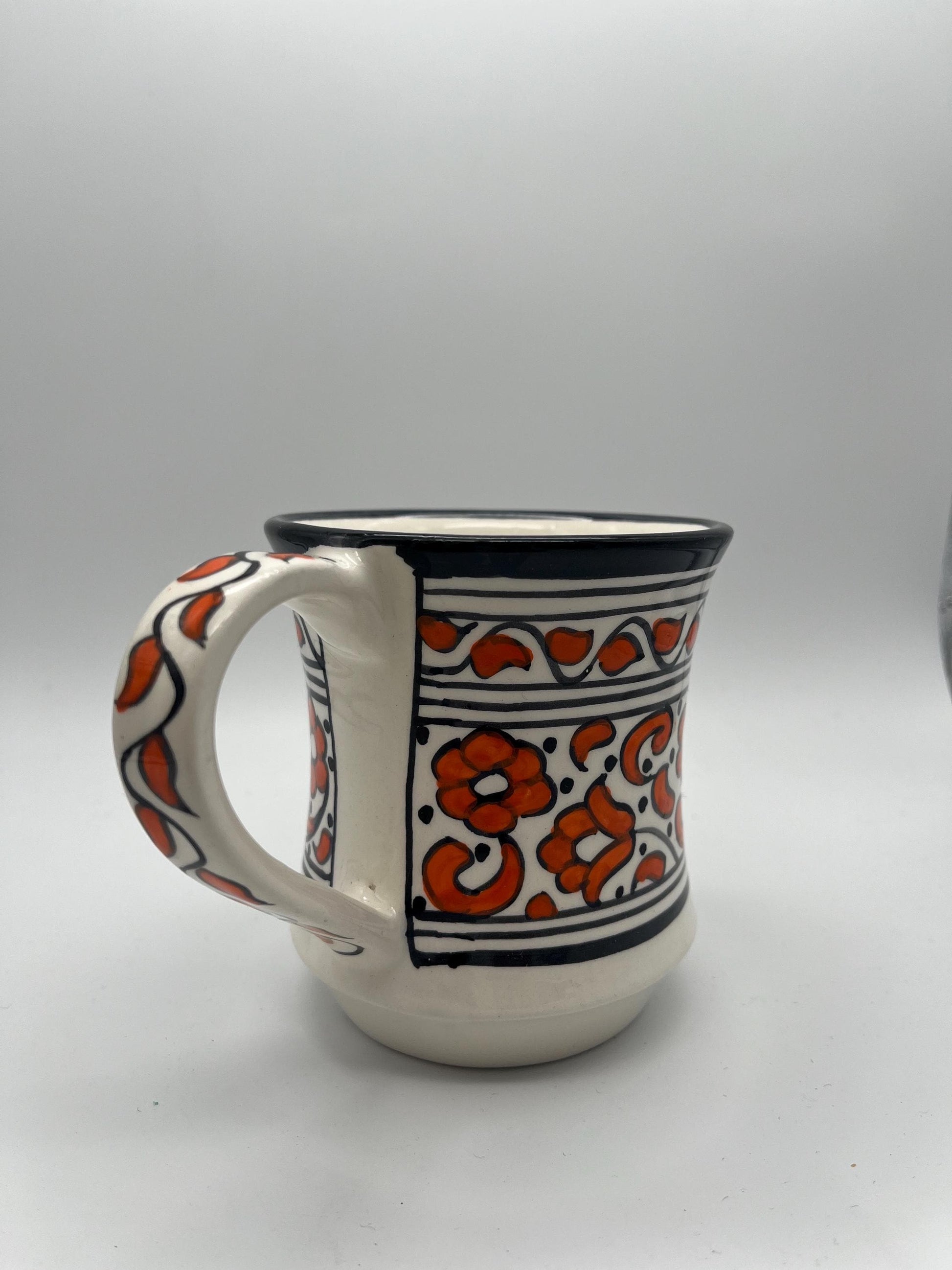 Moroccan Beldi Mug, Handmade, Boho Ceramic Tea, Coffee Mug from Morocco